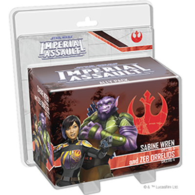 Star Wars Imperial Assault: Sabine Wren and Zeb Orrelios – Asmodee