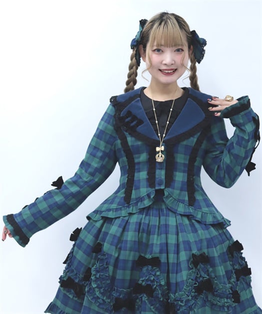 タータンチェックジャケット | Chalmiere | axes femme onlineshop