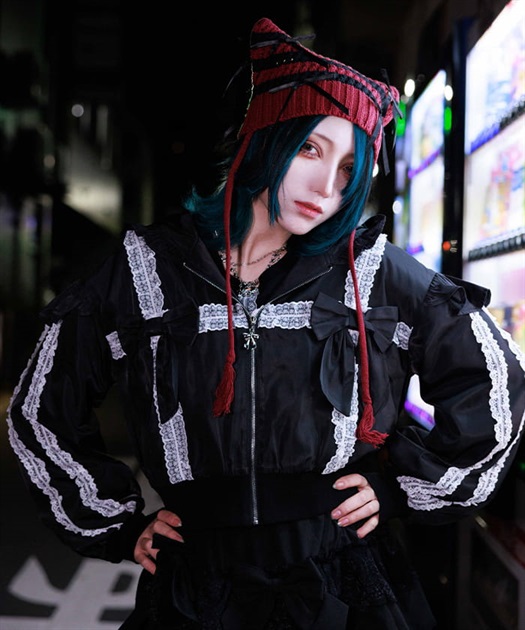 リボンフリルブルゾン【10%OFF対象商品】 | POETIQUE | axes femme