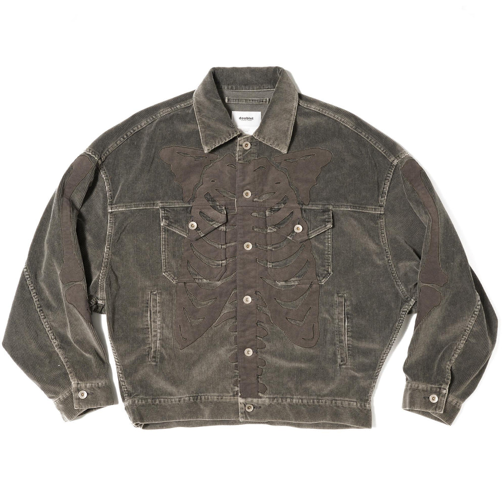 BONE APPLIQUE CORDUROY JACKET – doublet