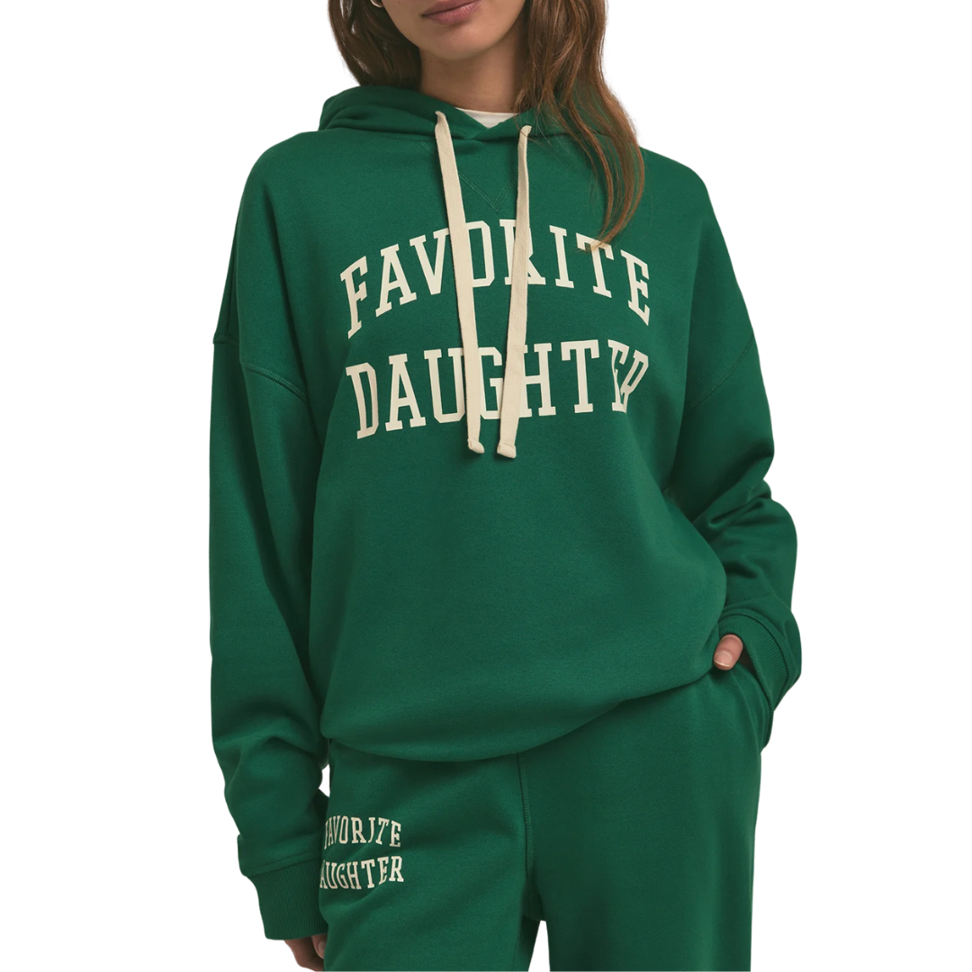 The Collegiate Hoodie in Emerald