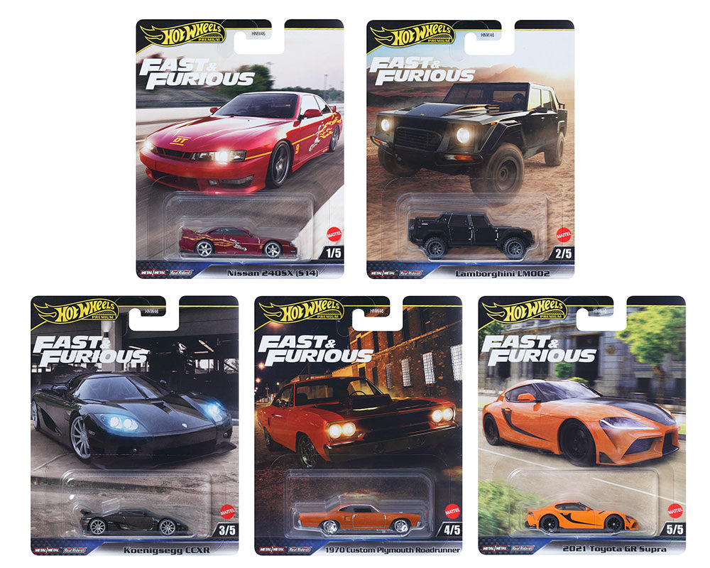 1 set of Hot Wheels 1:64 Fast & Furious Premium 2025 L Assortment