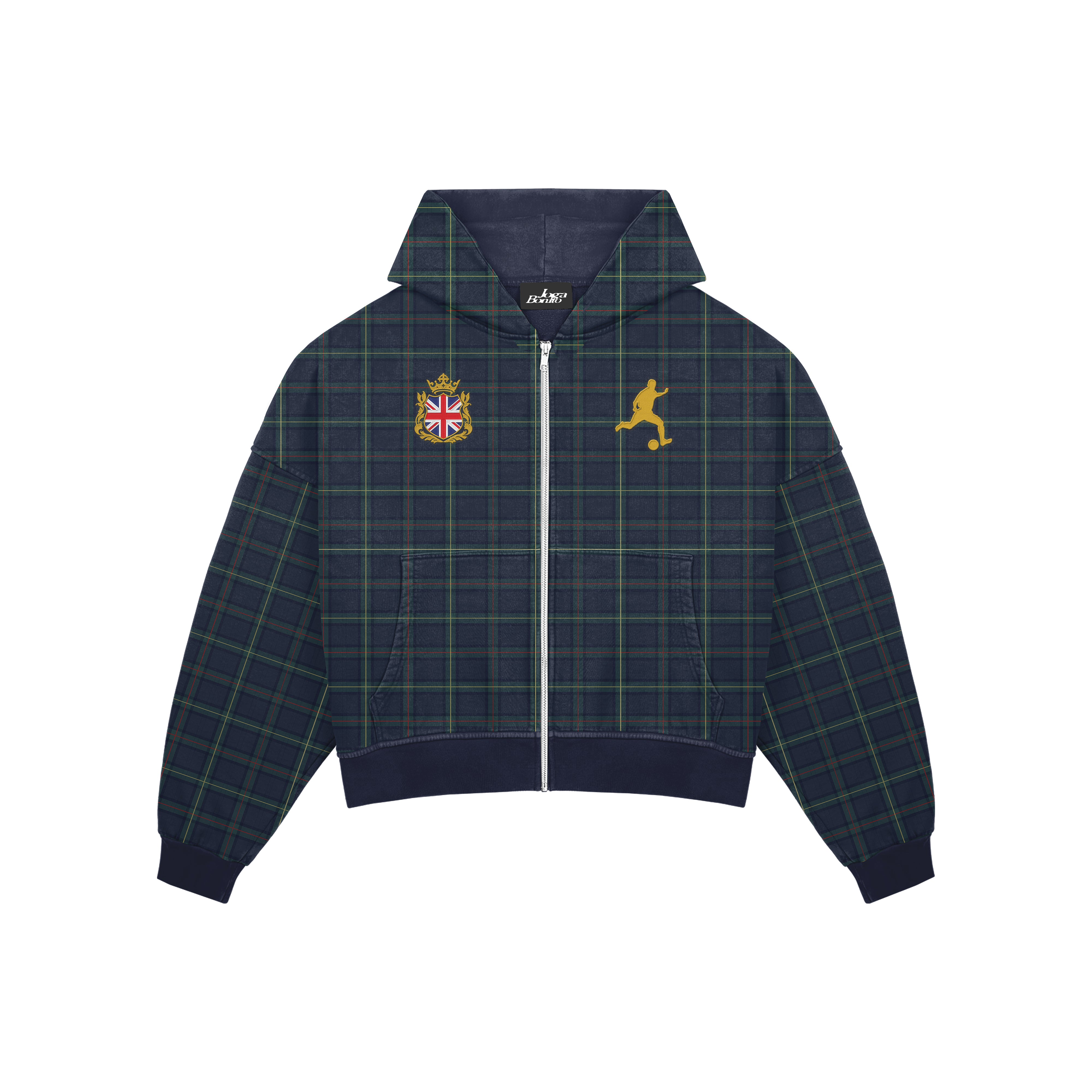 Union Jack Plaid Zipup – Joga Bonito