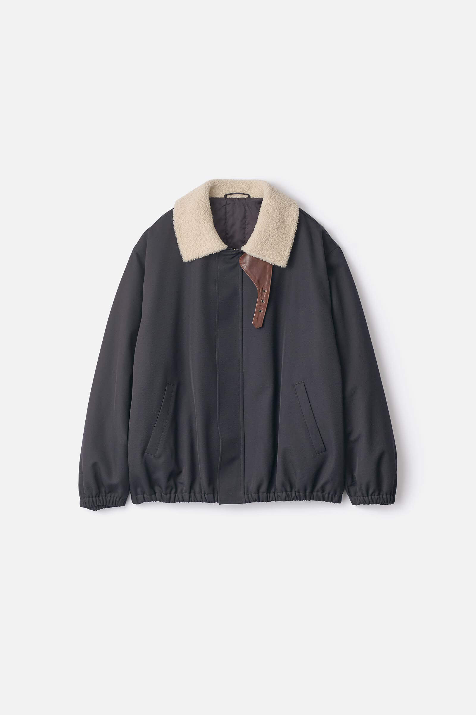 MOUTON COLLAR PADDED JACKET – ssstein