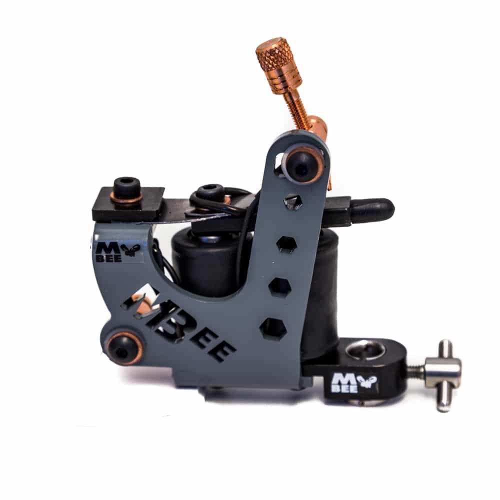 MICKY BEE TATTOO MACHINE, GUNMETAL STING, LINER – TAT Tattoo Supplies