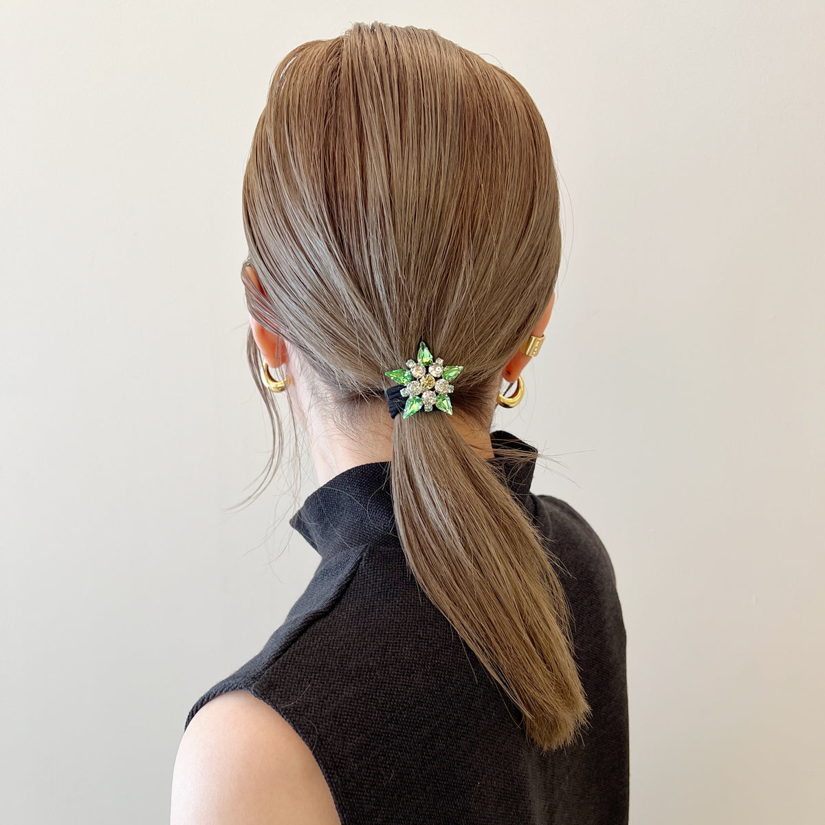 ラインストーン スター ポニー | THE HAIR BAR TOKYO