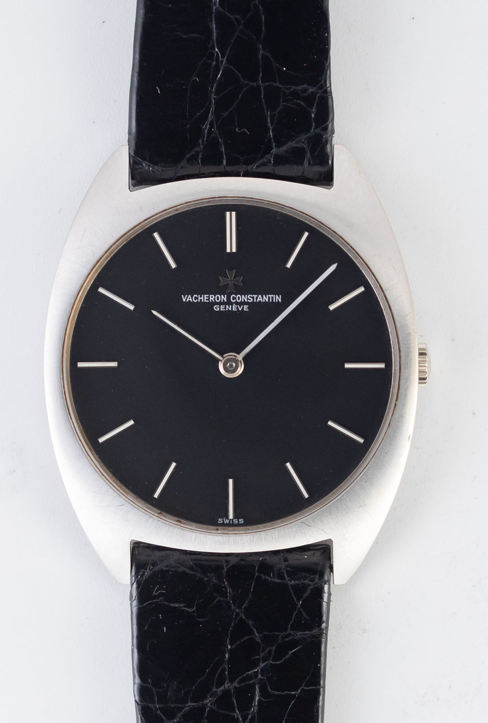 VACHERON CONSTANTIN Ref.2093 Tonneau Black Dial – TIMEANAGRAM