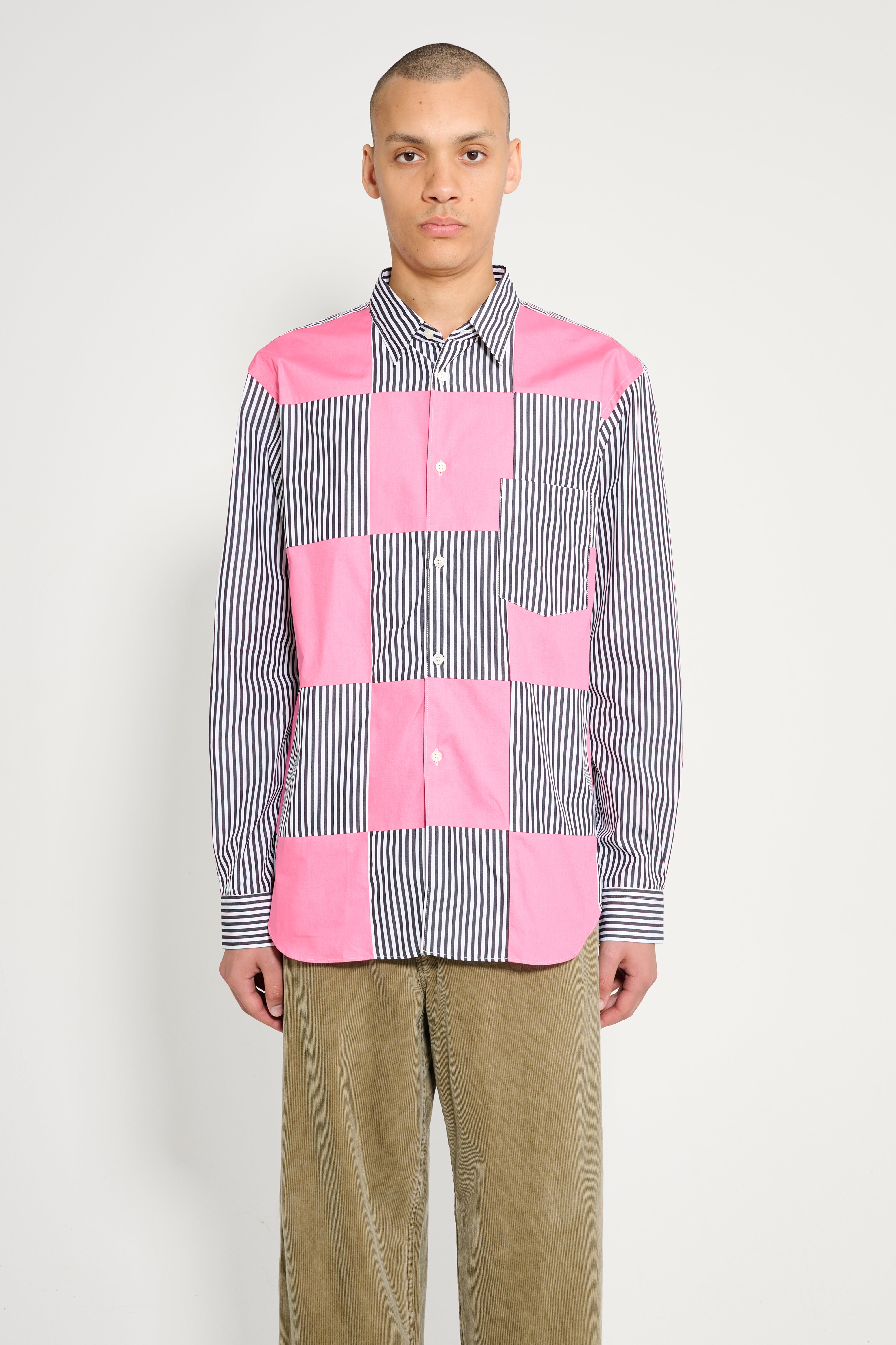 Comme des Garçons Homme Plus Shirt White / Black / Pink – Très Bien