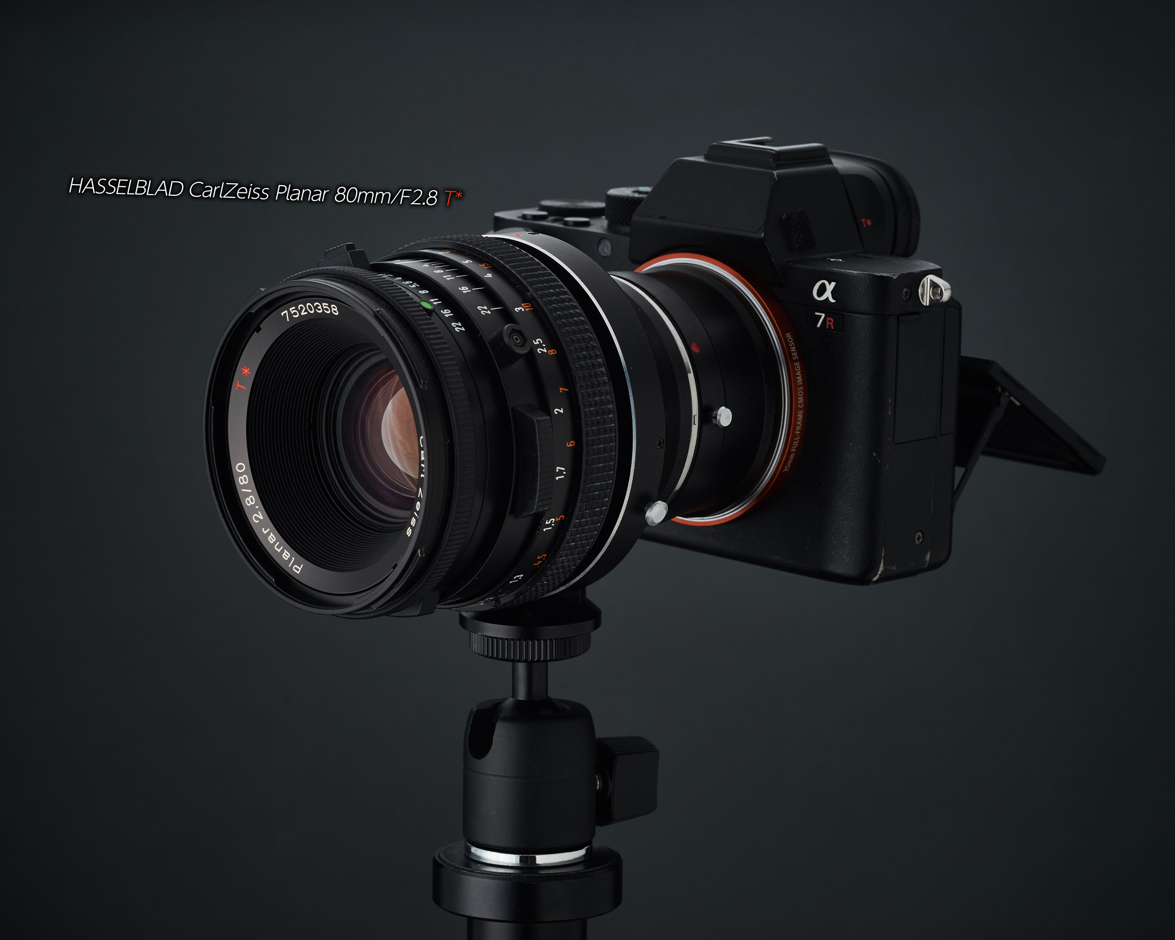 ハッセルレンズをα7（Eマウント）に装着する「Wマウントアダプター