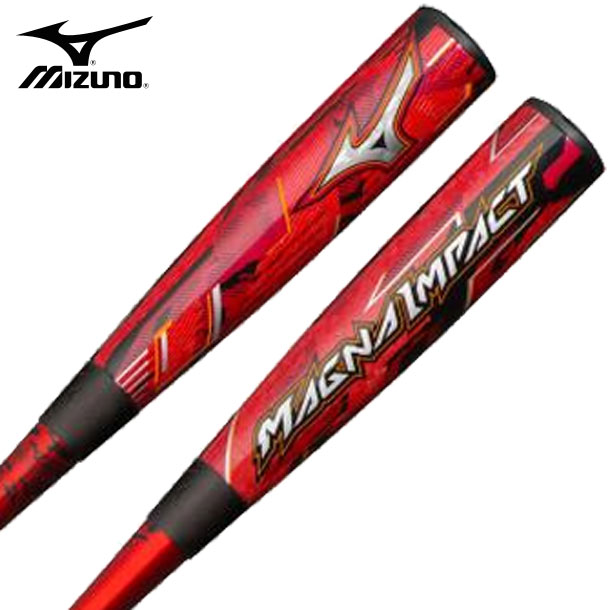 ミズノ MIZUNO 軟式用マグナインパクト バットケース付 軟式カーボン