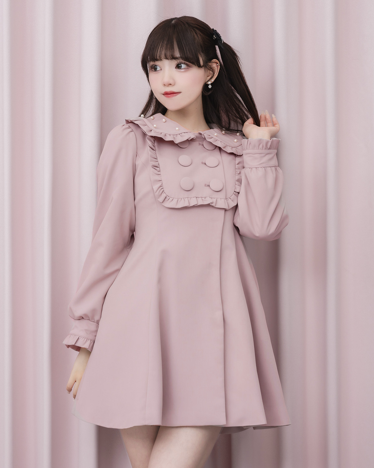 ヨークフリルドーリーワンピコート – pium