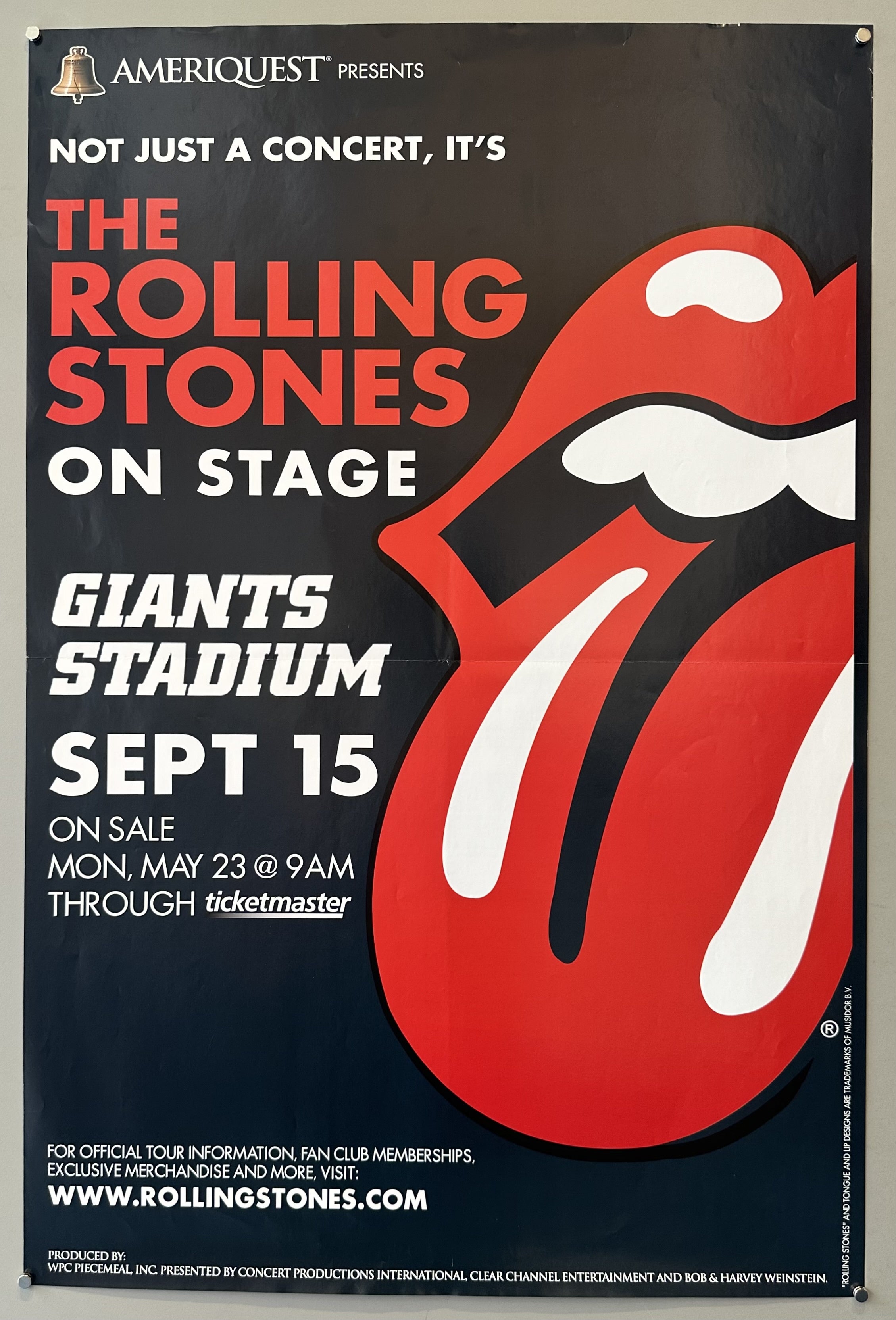 The Rolling Stones On Stage – Poster Museum