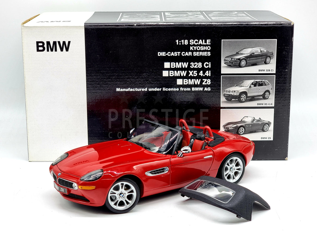 Kyosho BMW Z8 Roadster / Convertible Gloss Red 08511R 1:18 - As