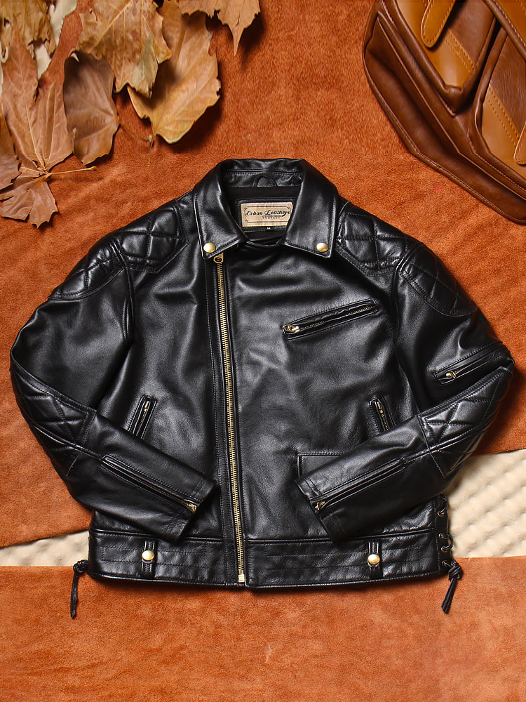 ヴィンテージ50s 613型復刻 カウレザー ダブルライダースジャケットM