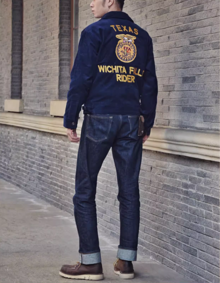 △ヴィンテージ復刻デザイン FFA コーデュロイジャケット▽S~2XL