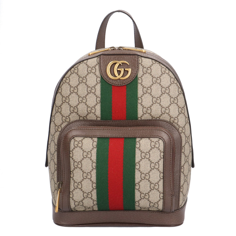 GUCCI GG Small Backpack Ophidia Backpack/Daypack GG Supreme Canvas