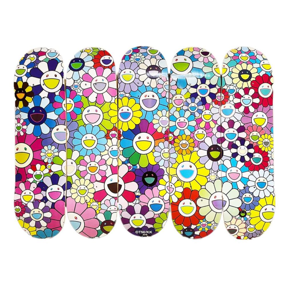 Flower Skateboard Deck Set (5点セット)Flower Skateboard Deck Set