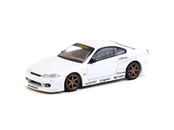 Tarmac Works 1/64 VERTEX Nissan Silvia S15 White Metallic - Lamley Spe