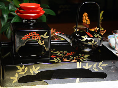 屠蘇器重箱南天