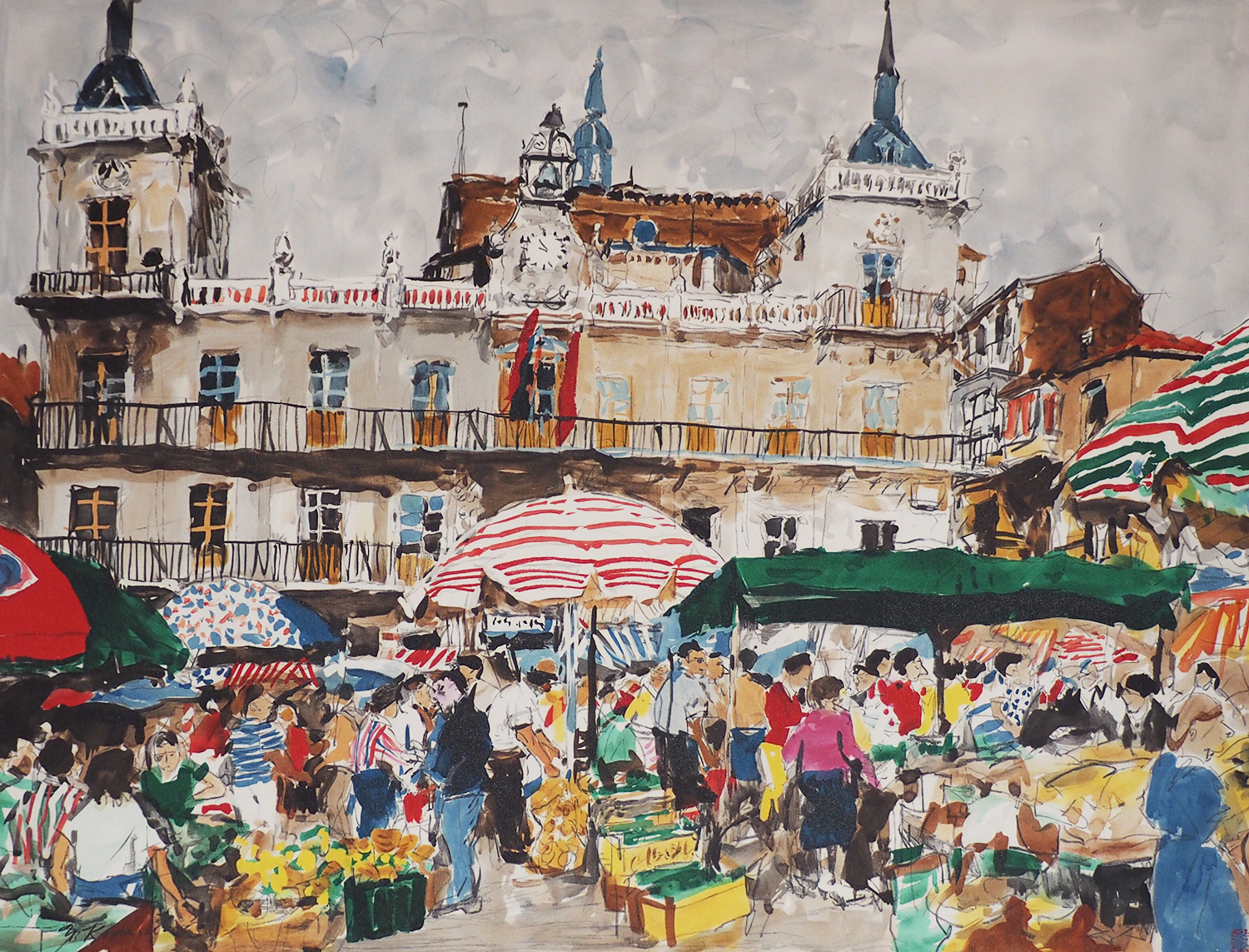 レオンの朝市 - 児玉幸雄の版画・画集サイト