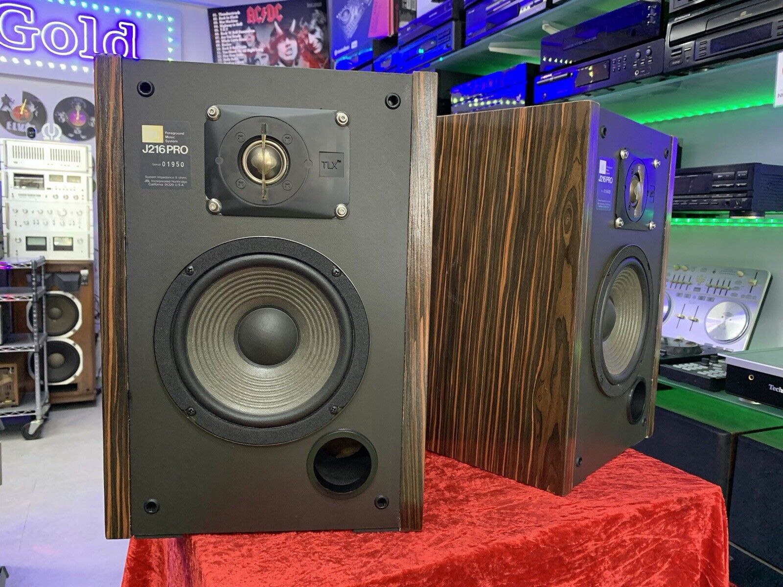 JBL J216 PRO Studio Monitor Speaker 2Way 60Watts RMS Vintage 1985