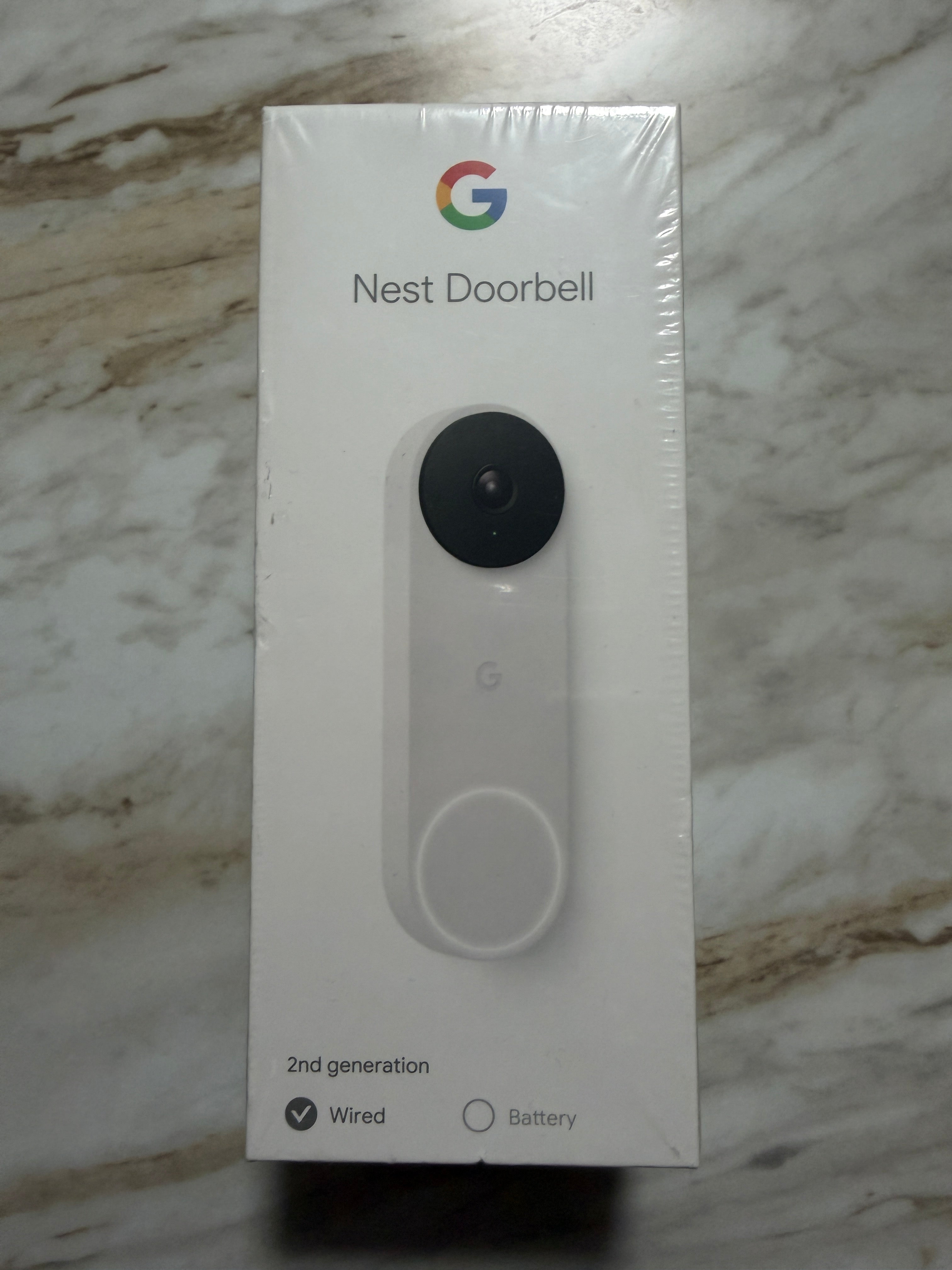 Google Nest Doorbell-Wired (Snow) – Get Fly NYC