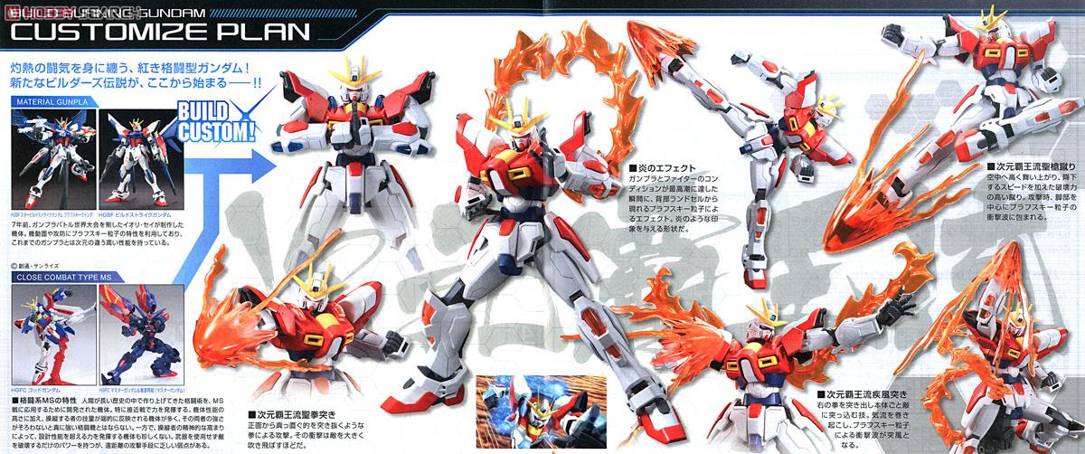 HGBF 1/144 Build Burning Gundam: Full Instructions Manual Scans