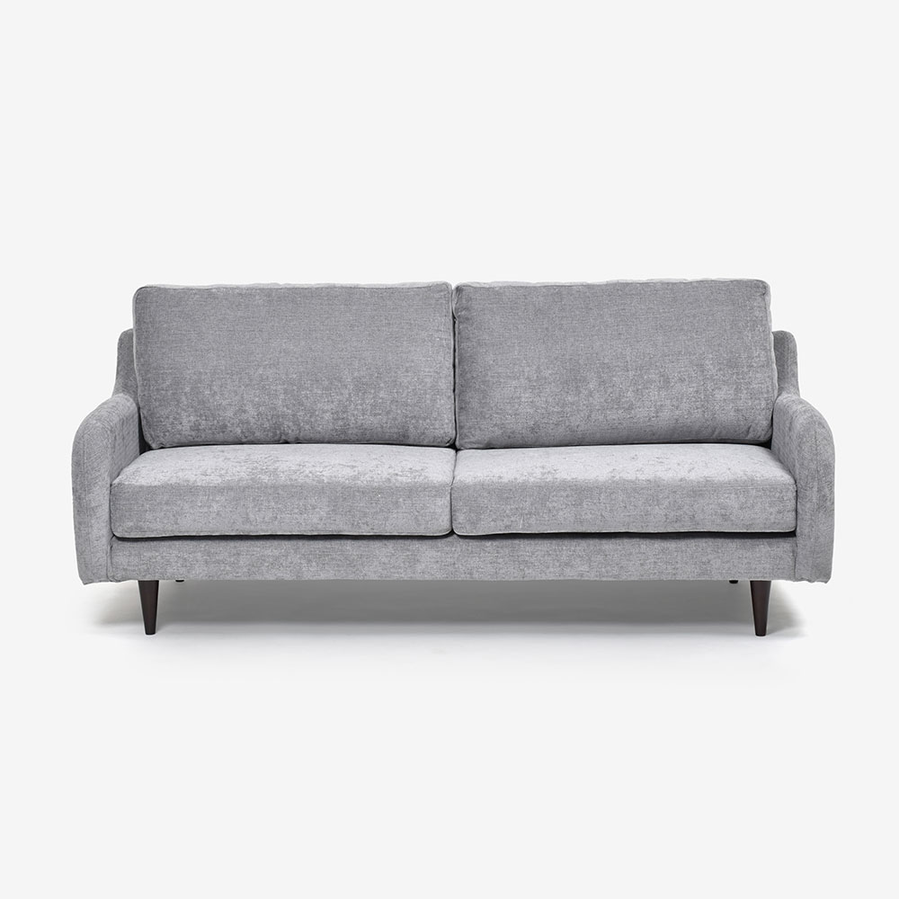 ソファ 3人掛け「CAS-D」幅180cm 布#SPメオピューター 脚部全3色