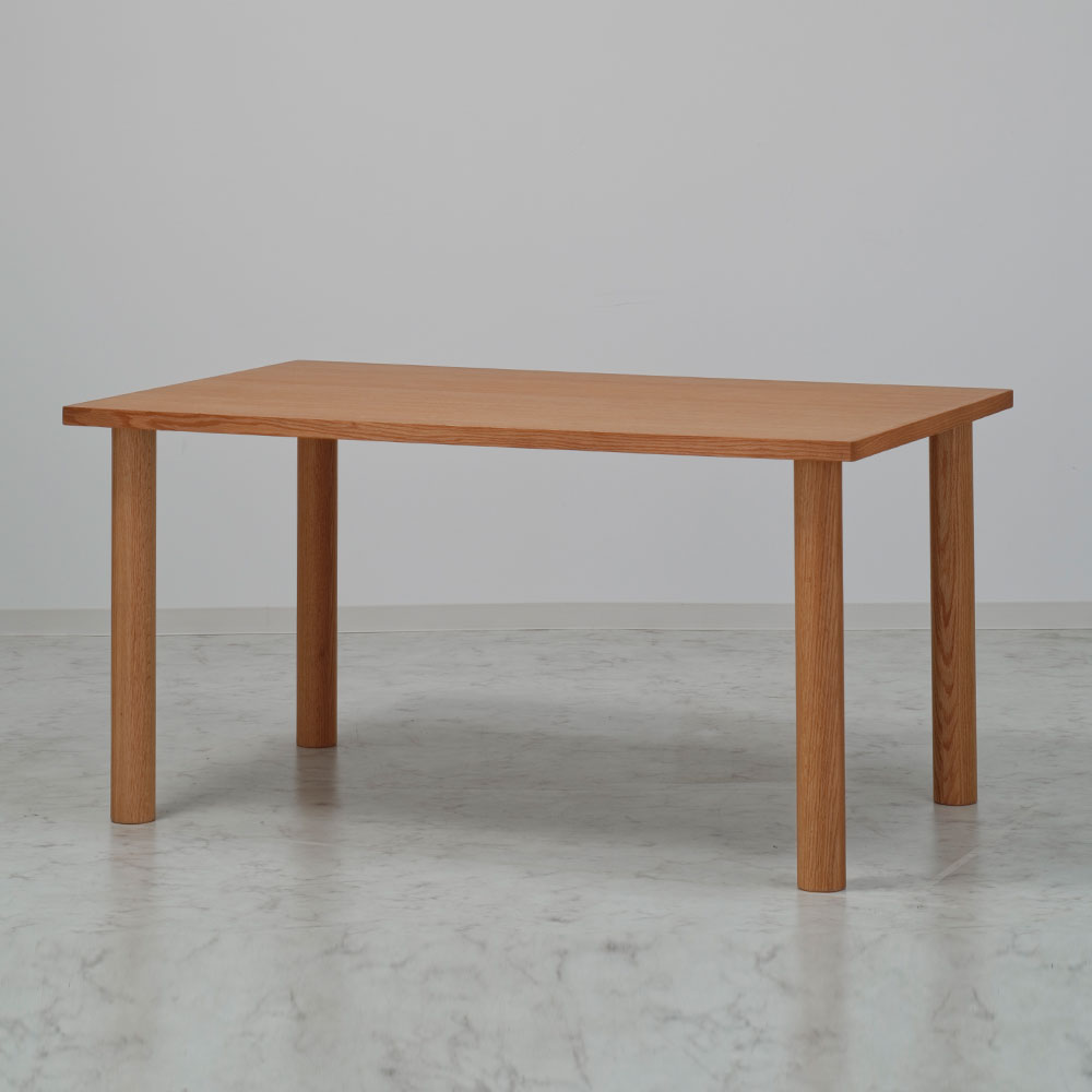 ダイニングテーブル「ヴィラ」レッドオーク材天板SLT＋脚ヴィラ 全3