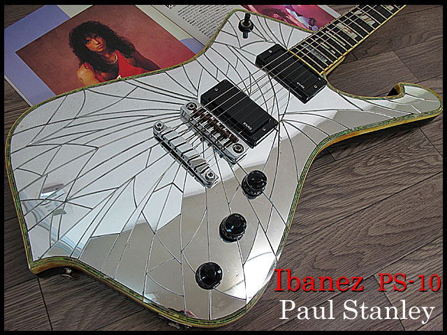 激レア!アイバニーズ KISS ポールスタンレー PS-10 クラッシュドミラー