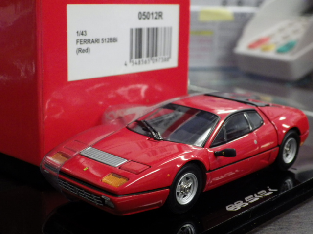 ミニカーショップグローバル - 1/43 京商 フェラーリ BB 512i【レッド】