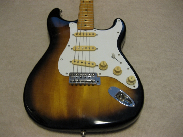 ARIA Pro-II Matsumoku 1979 Made ST-400(?) Good 2P wood body