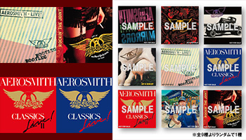 エアロスミス 全20タイトルがミニLP仕様の紙ジャケットのスタイルで