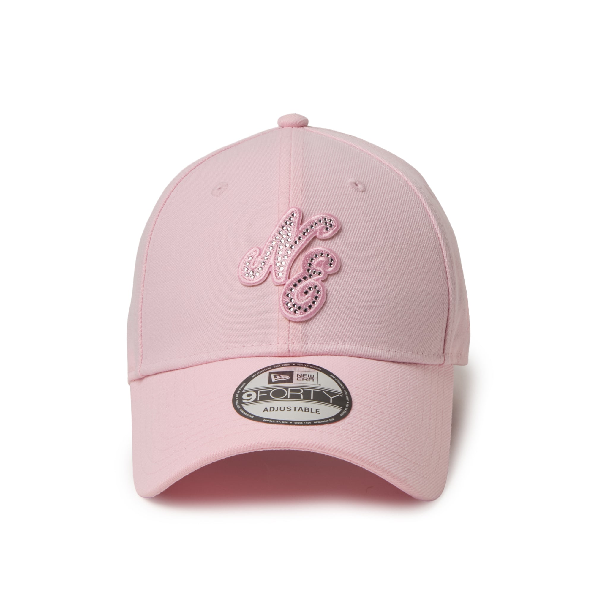 9FORTY Rhinestone ラインストーン クラシックロゴ ピンク