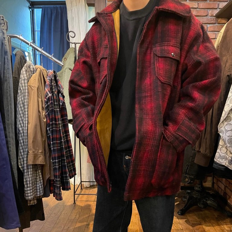 古着】 60-70s ウールリッチ/WOOLRICH ハンティングジャケット 赤