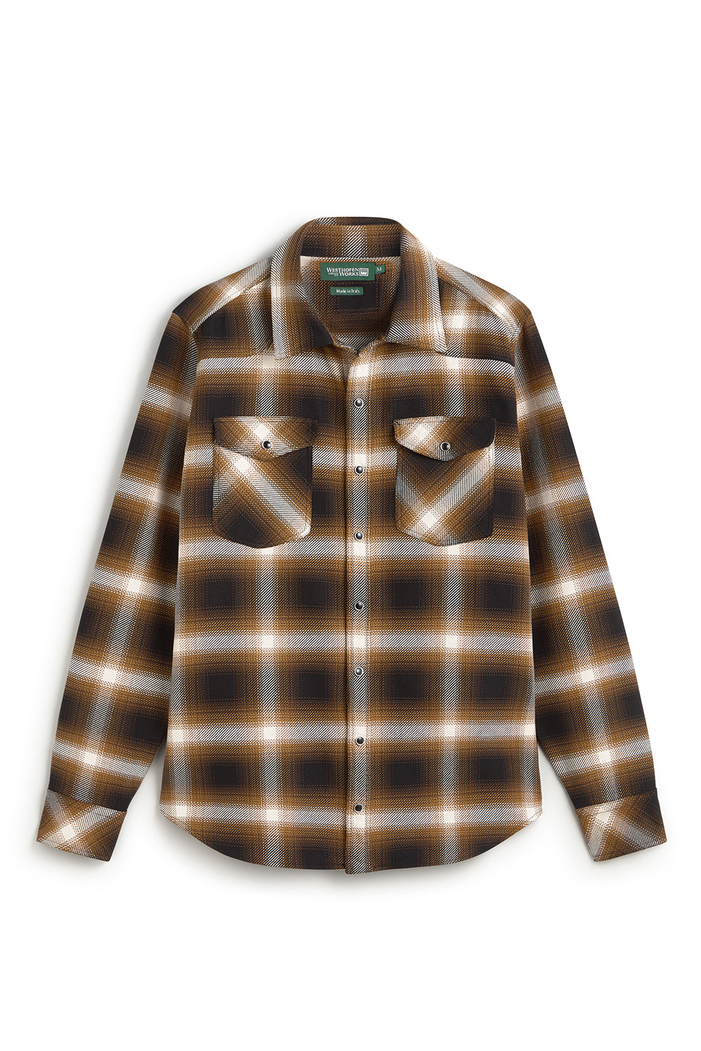 Shirt 05 in Ombre Check Espresso Bark – Westhofen Works