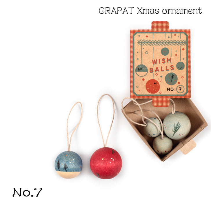 No.7 Wish Balls】 2025グラパット クリスマスオーナメント グラパット