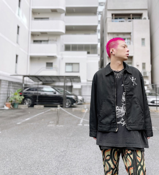 USED】Dickies × Social Distortion EMBROIDERY WORK JACKET