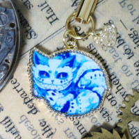 不思議ノ国のアリスシリーズ～UnderWorld～ チェシャ猫 ストラップ（黒