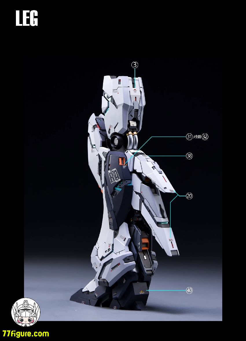 拾壱零 Studio RX-93 MGKA Hi-v / Farmer Creations 1/100 招財モー用