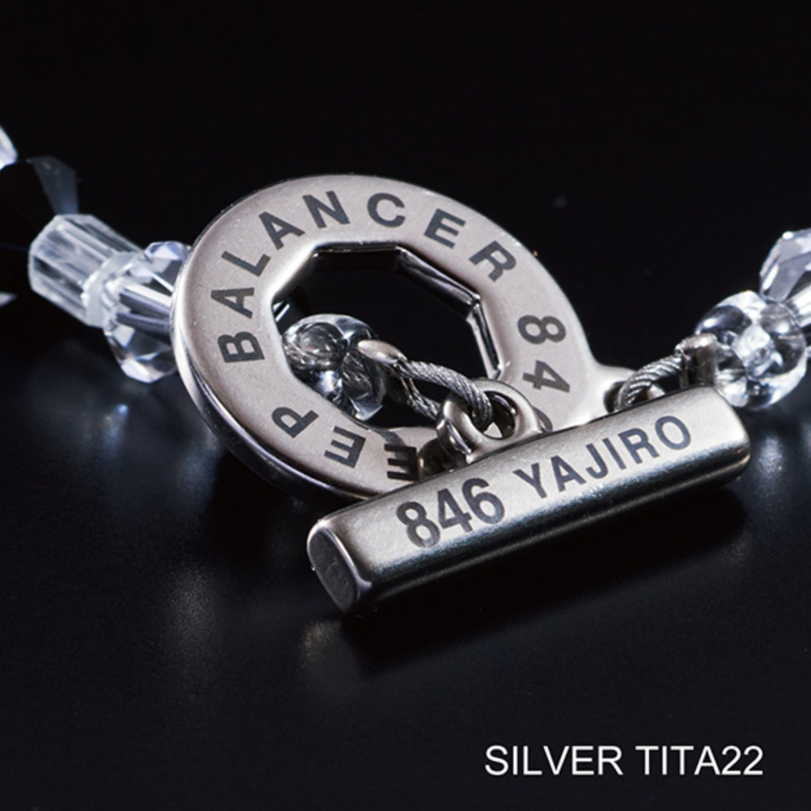 スポーツネックレス〕4シリーズ ネックレス SILVER TITA22【CRYSTAL