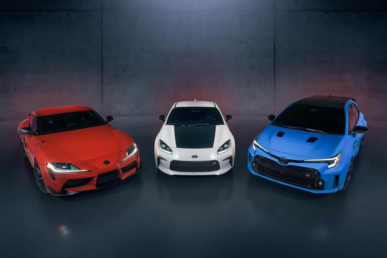 Toyota Announces 2024 GR Supra, GR86, and GR Corolla Special Editions