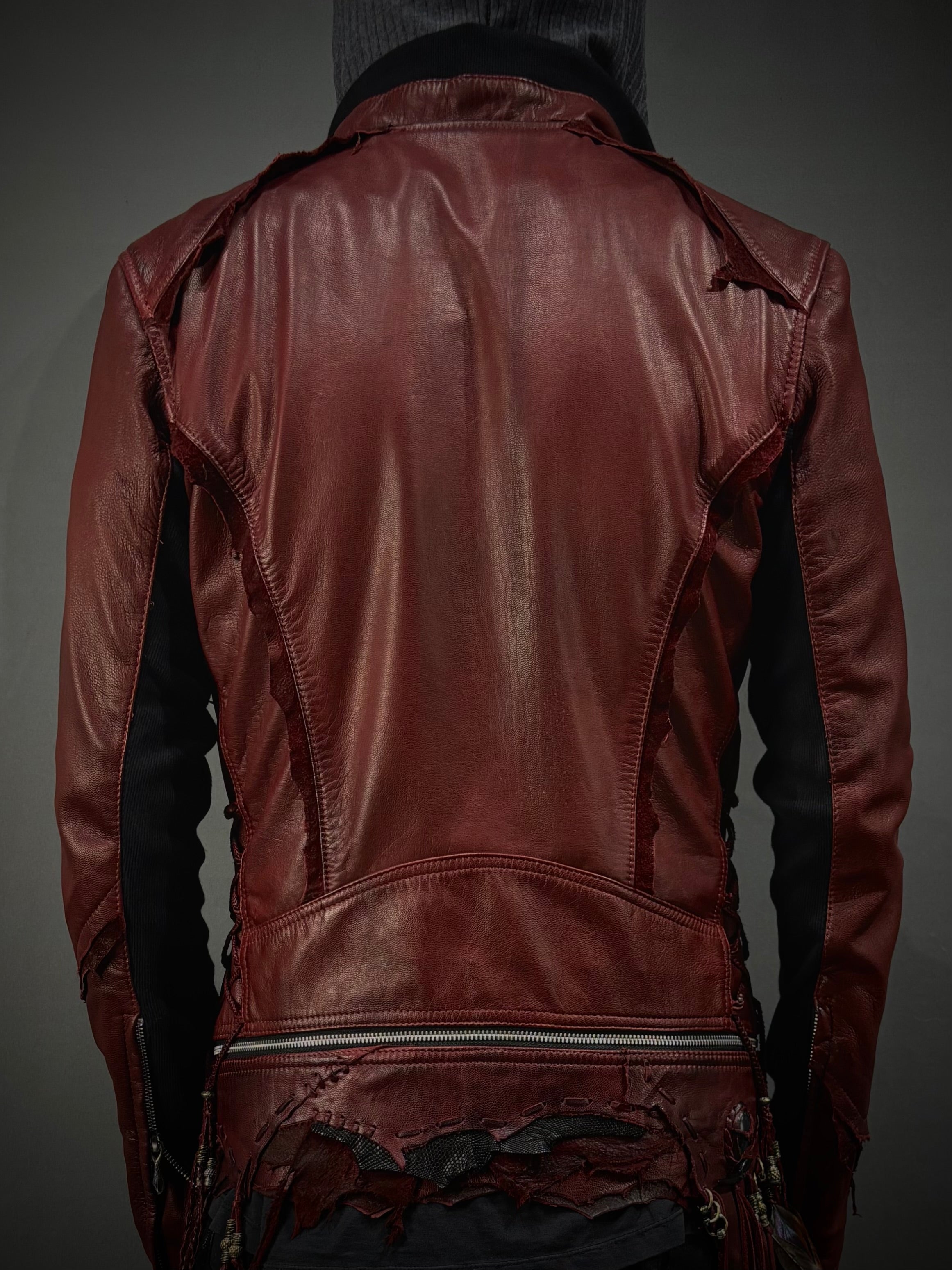 ジャケット・アウター 14thaddiction beat it leather jacket