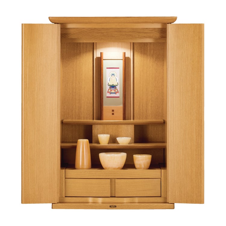 ビオラII ナチュラル 750 - 仏壇のあるリビング｜現代的でモダンな祈り