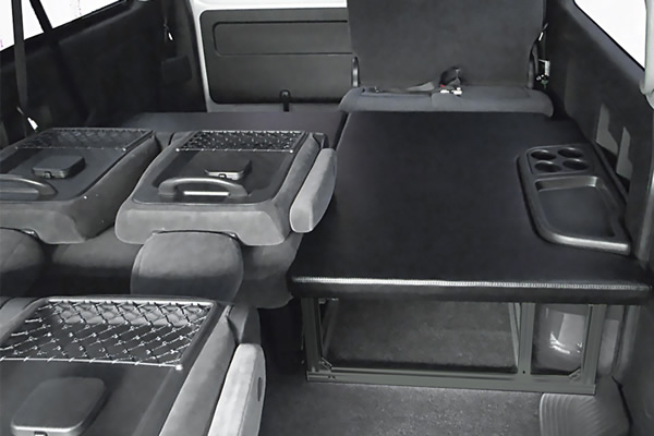 ハイエース ワゴンGL用 ベッドキット グルニエ9を販売 カスタムパーツ