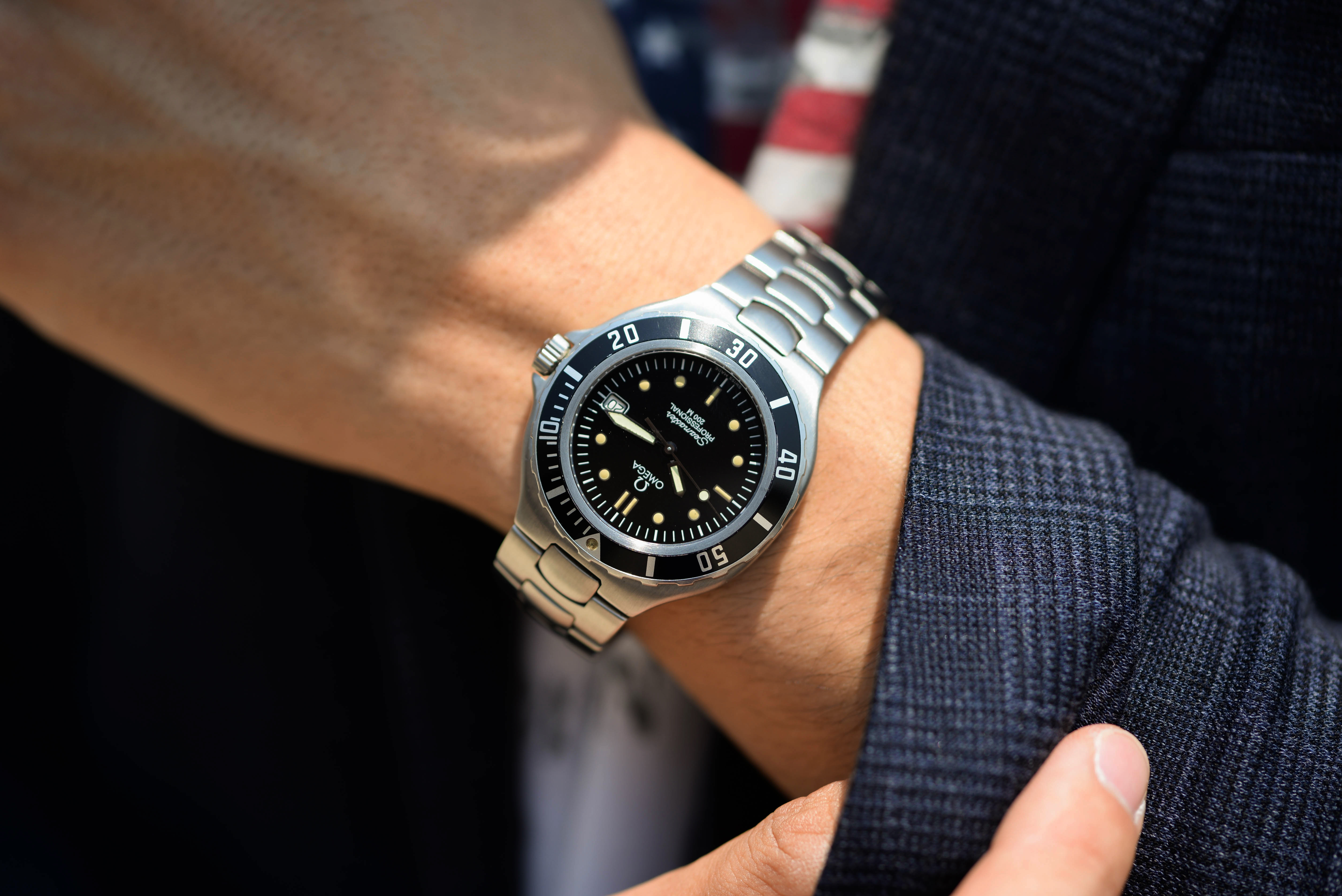 腕時計を着けない日はない。と語る高橋さんのオメガ シーマスター 200 – 37