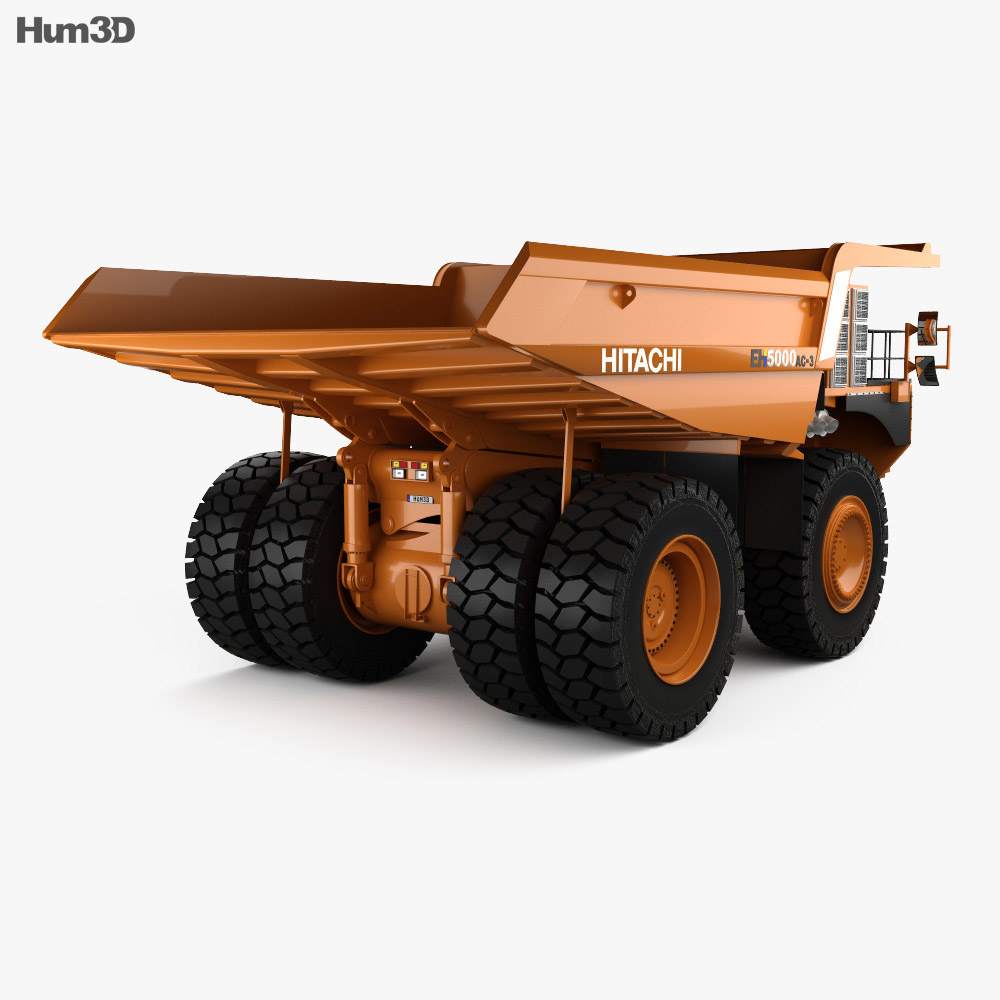 Hitachi EH5000AC-3 ダンプトラック 2017 3Dモデル - ダウンロード