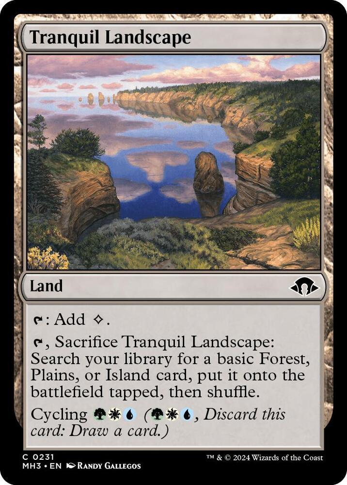 Tranquil Landscape - Modern Horizons 3 - Magic: The Gathering