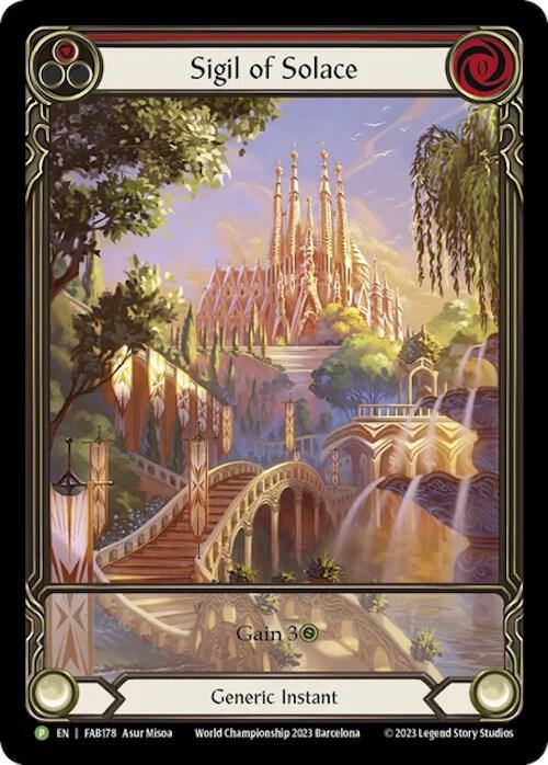 Sigil of Solace (FAB178) - Flesh and Blood: Promo Cards - Flesh