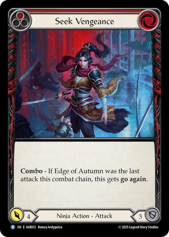 Seek Vengeance (Red) - Armory Deck: Ira - Flesh and Blood TCG